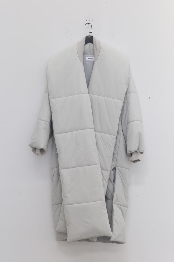 HED MAYNER two -piece lapel coat AW22_O30_Gry/NYLON silver gray PHM6